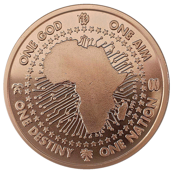 The Genesis Medallion — .999 pure copper, bearing the House seal